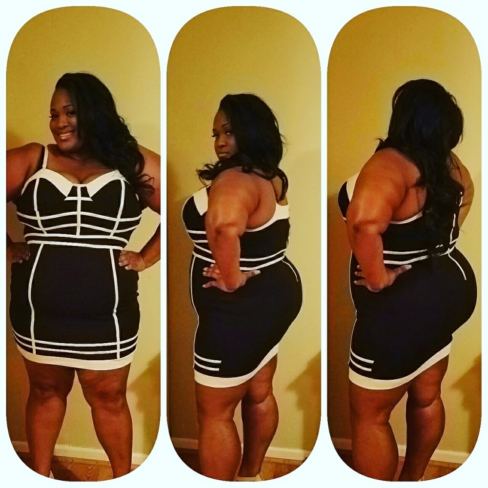 Black w/ nude detail Dress